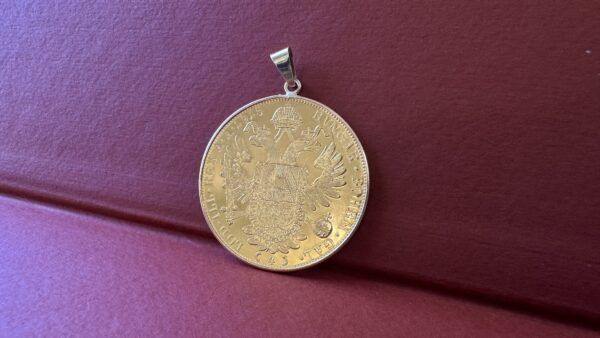 Austria Four Ducat Gold Coin 1915 - Image 4