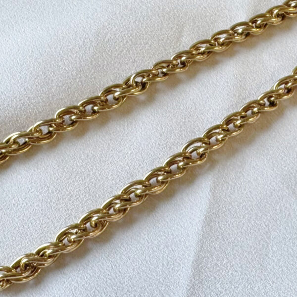 9ct Yellow Gold Fancy Link Necklace - Image 3
